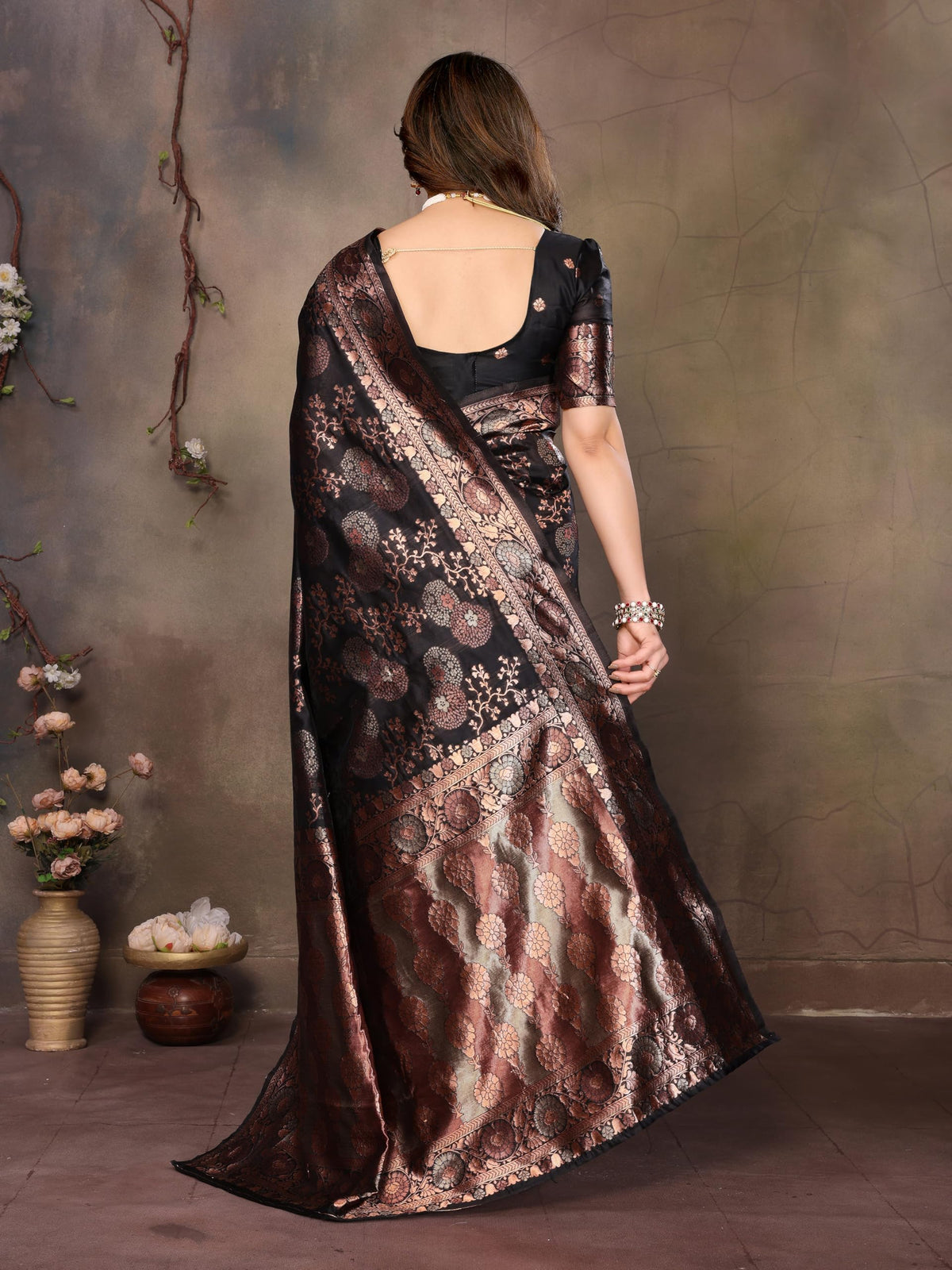 Vasthrlay Classic Traditional Saree for wedding and party wear styling