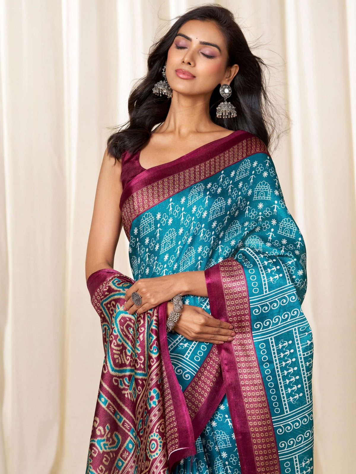 Vasthrlay Classic Traditional Saree with elegant cotton styling