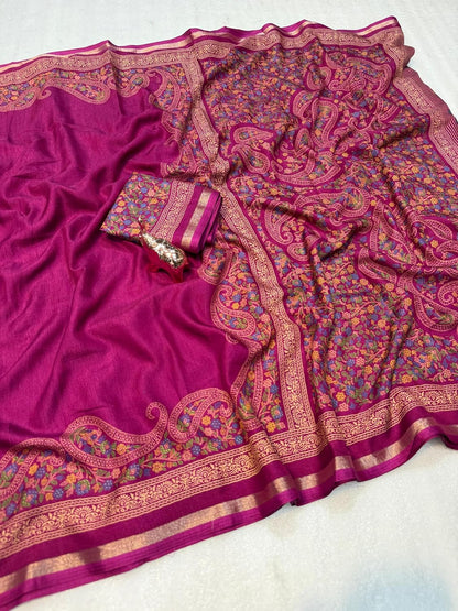Vasthrlay Classic Kalamkari Saree with elegant Ethnic styling