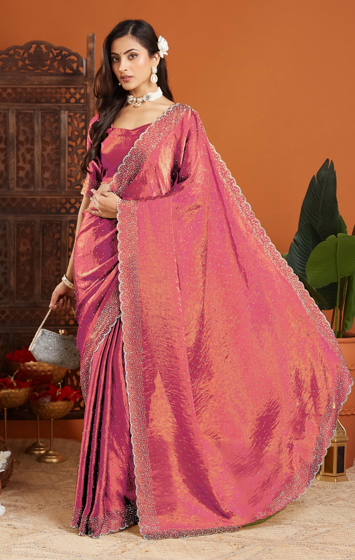 Vasthrlay Classic Traditional Saree for wedding and party wear styling
