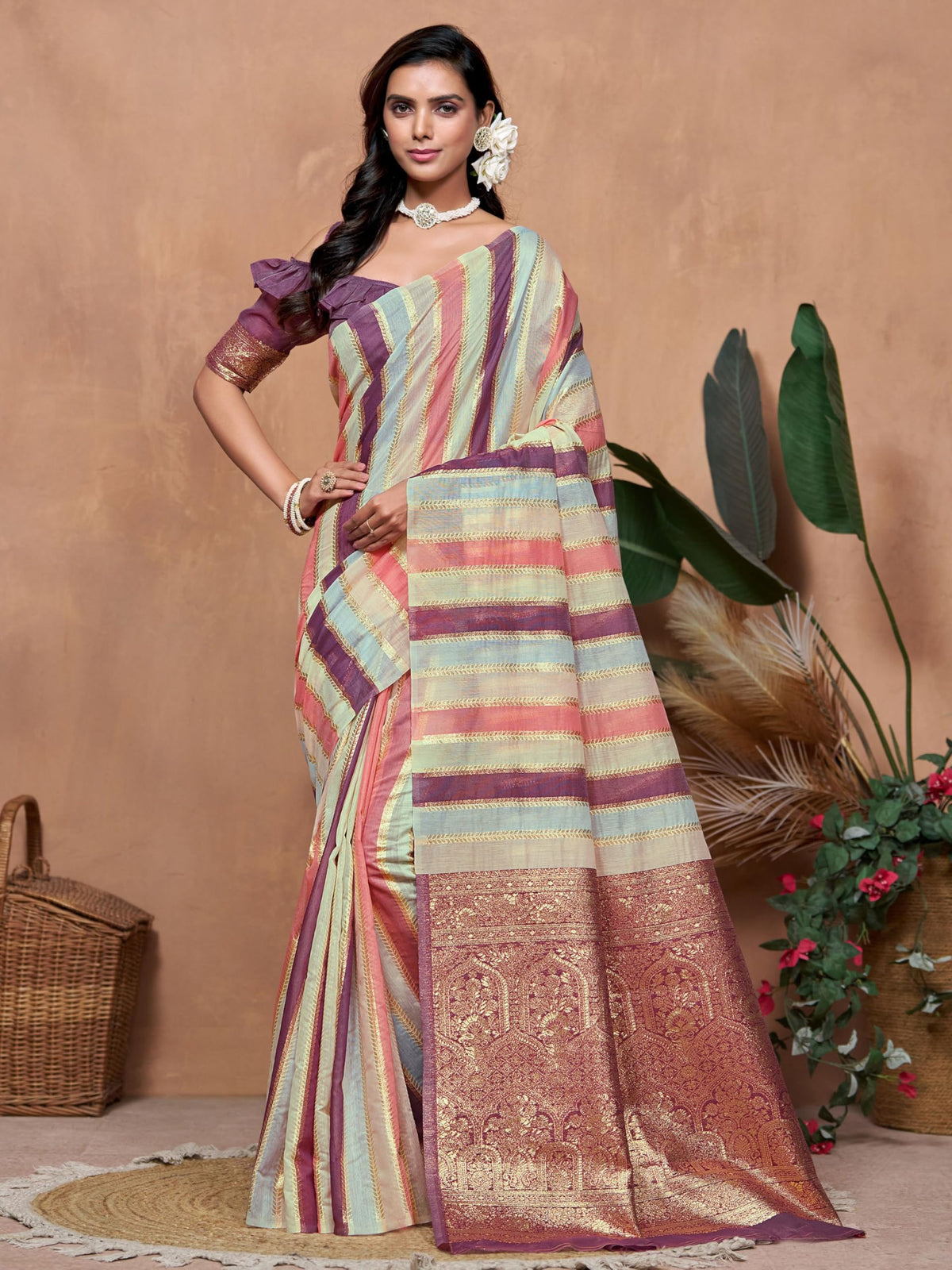Vasthrlay Traditional Saree in Classic with refined ethnic ethnic appeal