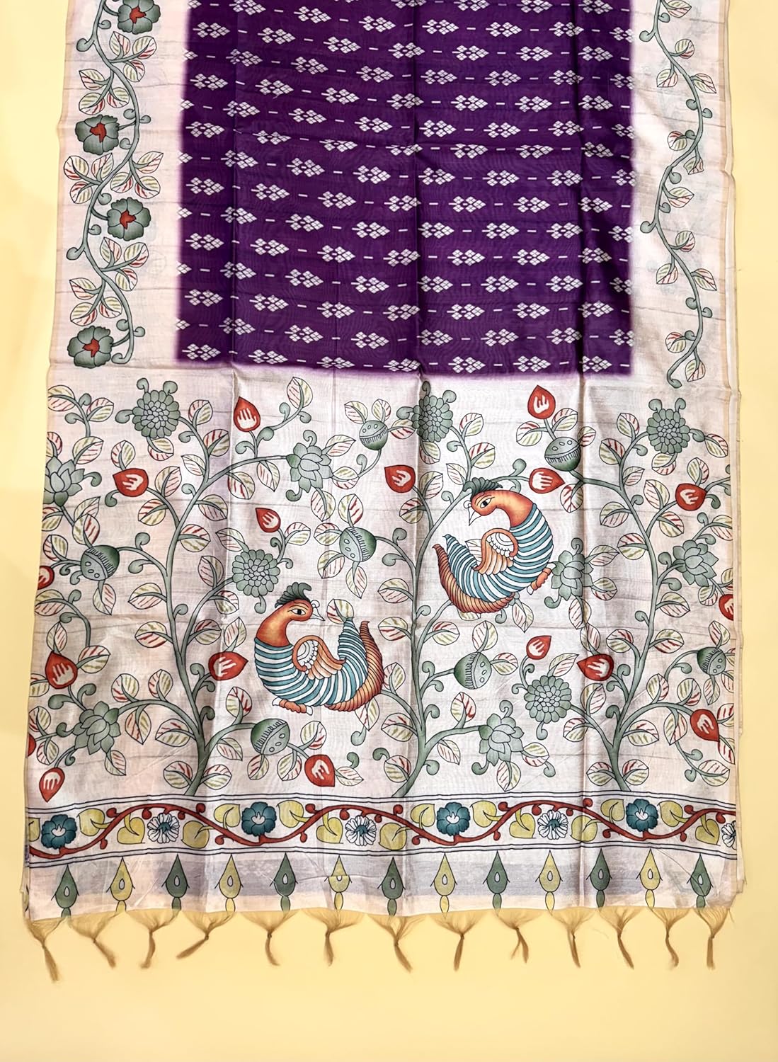 Vasthrlay Classic Kalamkari Saree with elegant Ethnic styling