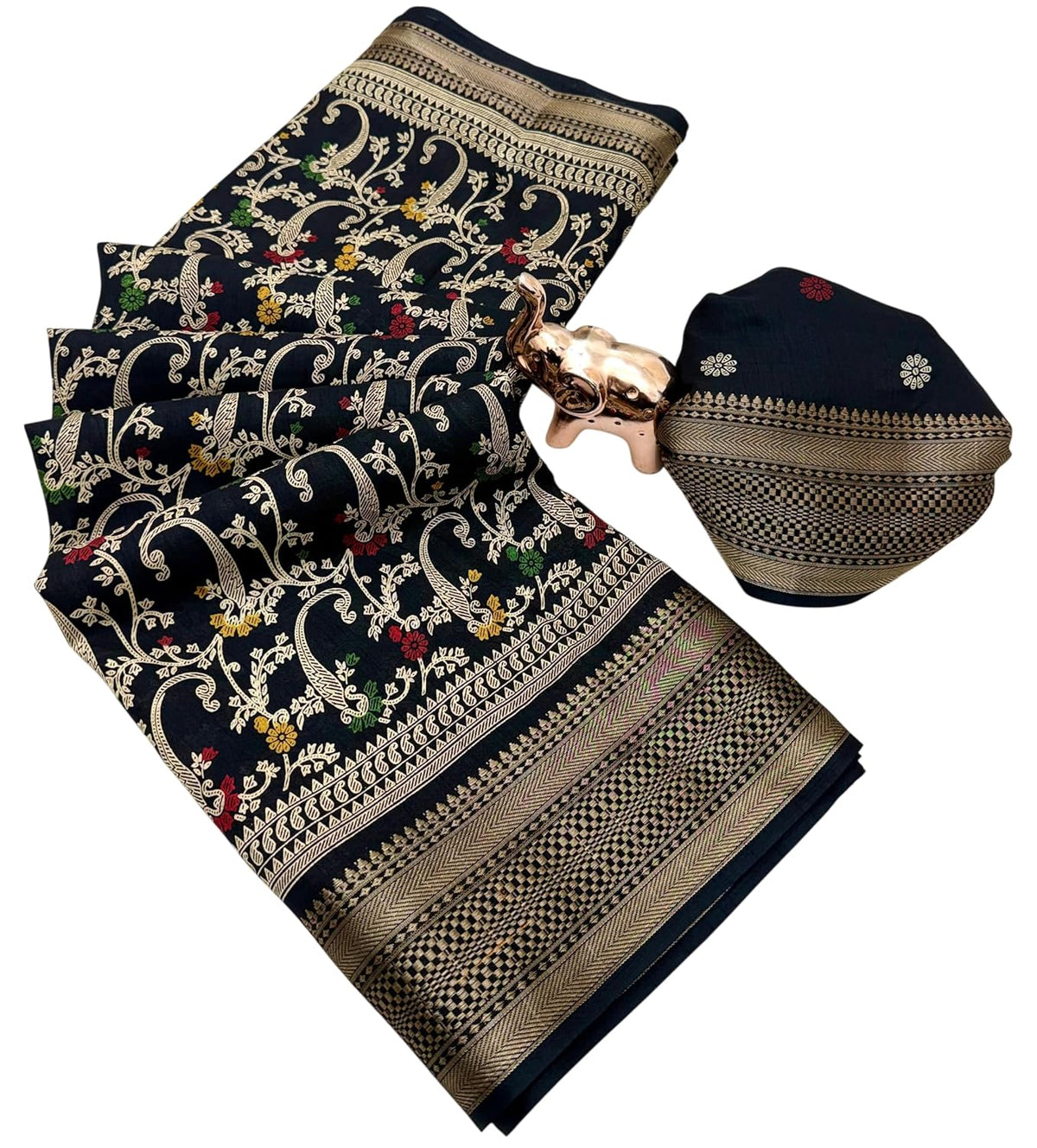 Vasthrlay Classic Ethnic Printed Saree for festive ethnic occasions
