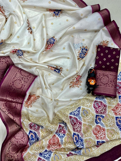 Vasthrlay Classic Traditional Saree with elegant Silk styling