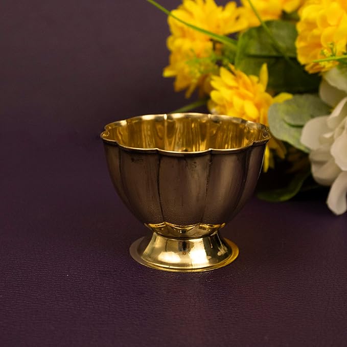 Brass Chandan | Kumkum bowl 6 Pcs - PUSHMYCART