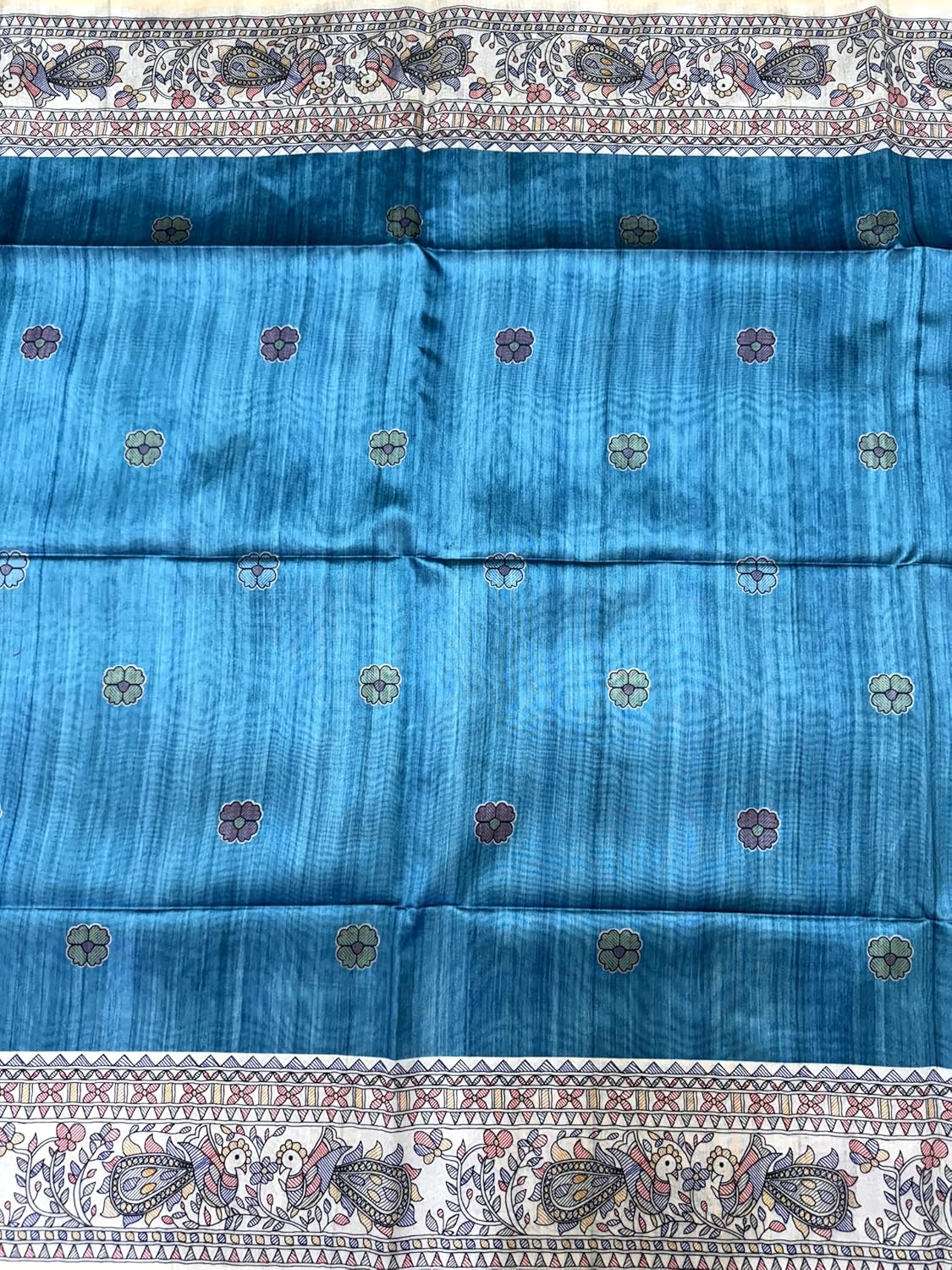 Vasthrlay Ethnic Classic Saree with decorative Madhubani design