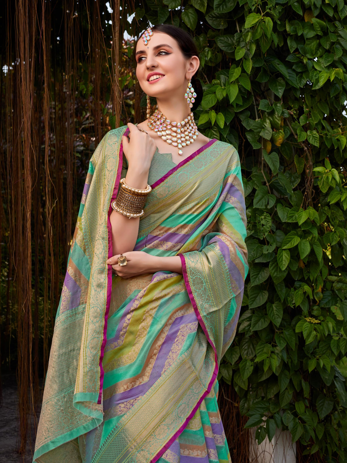 Vasthrlay Classic Traditional Saree with elegant banarasi styling