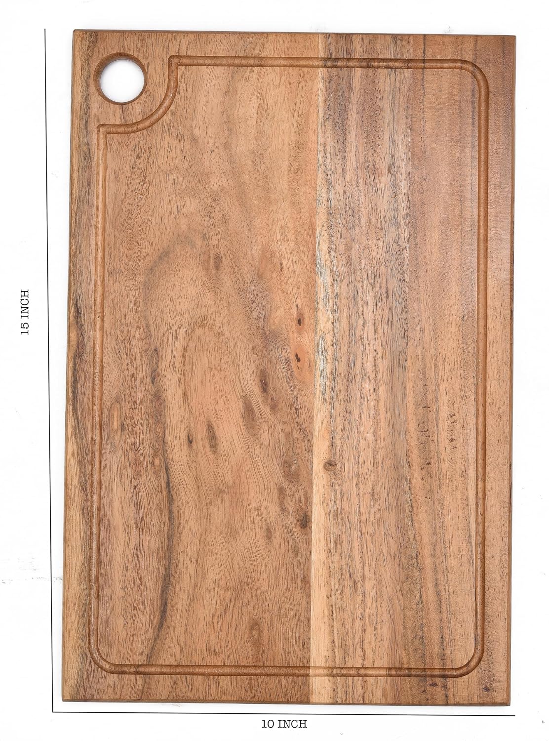 Sanjeev Kapoor Handmade Acacia Wood Serving Platter Rectangular