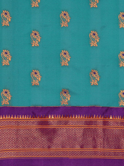 Vasthrlay Traditional Saree in Bottle with refined silk ethnic appeal