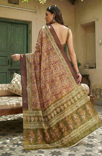 Vasthrlay Classic Traditional Saree for wedding and party wear styling