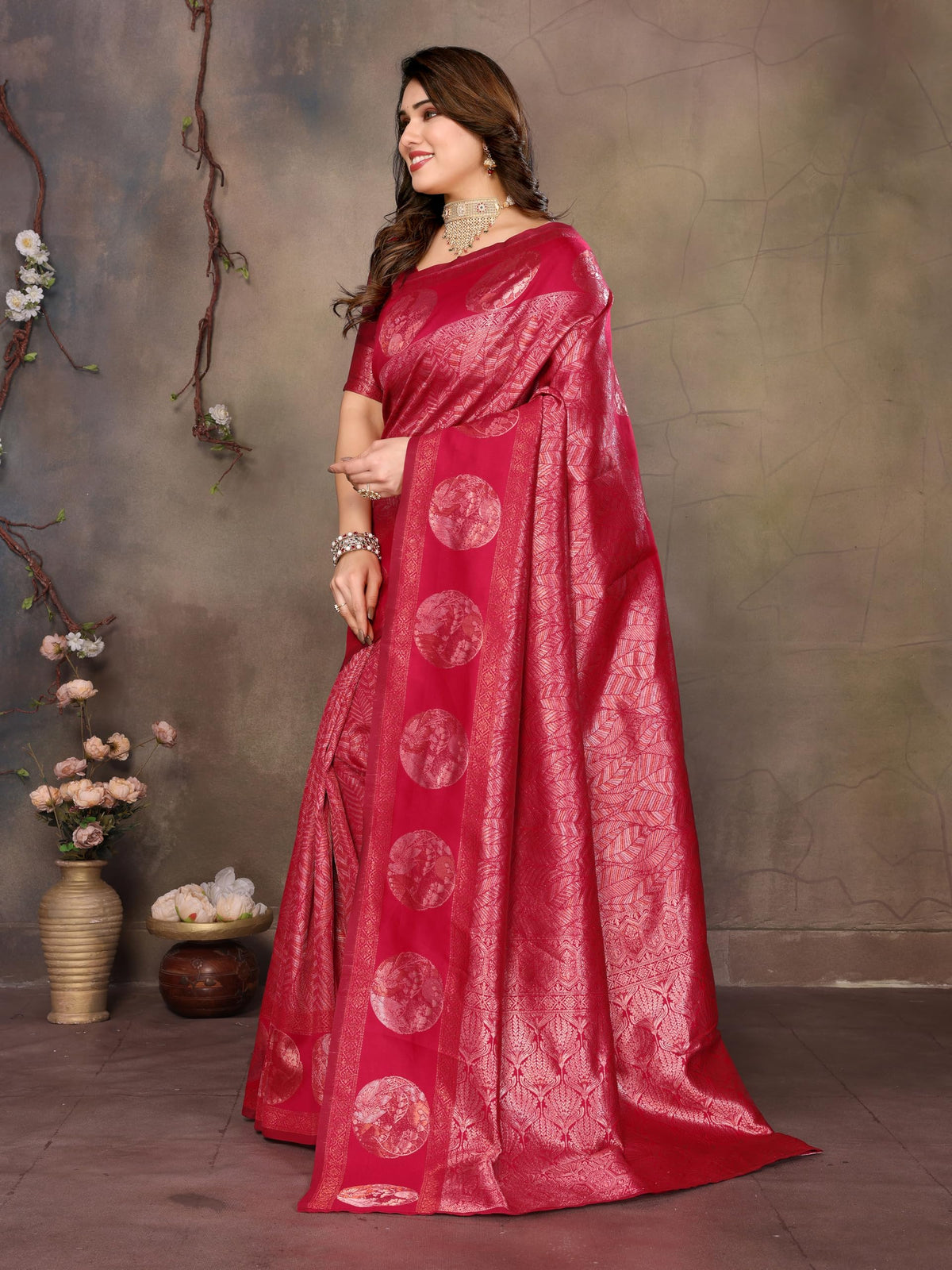 Vasthrlay Classic Traditional Saree for wedding and party wear styling