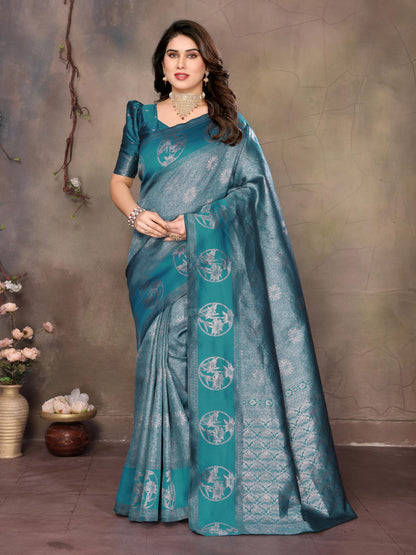Vasthrlay Classic Traditional Saree with elegant silk styling