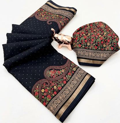 Vasthrlay Ethnic Classic Saree with decorative Print design