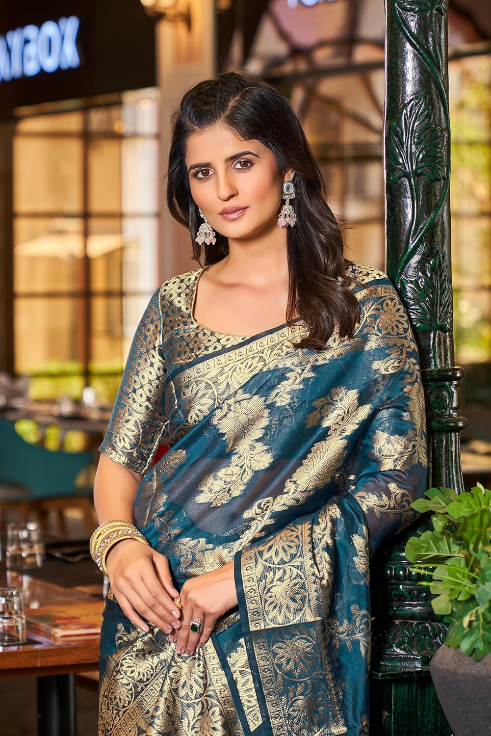 Vasthrlay Classic Traditional Saree for wedding and party wear styling