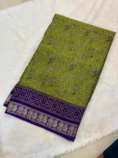 Vasthrlay Kalamkari Saree in Classic with refined ethnic appeal