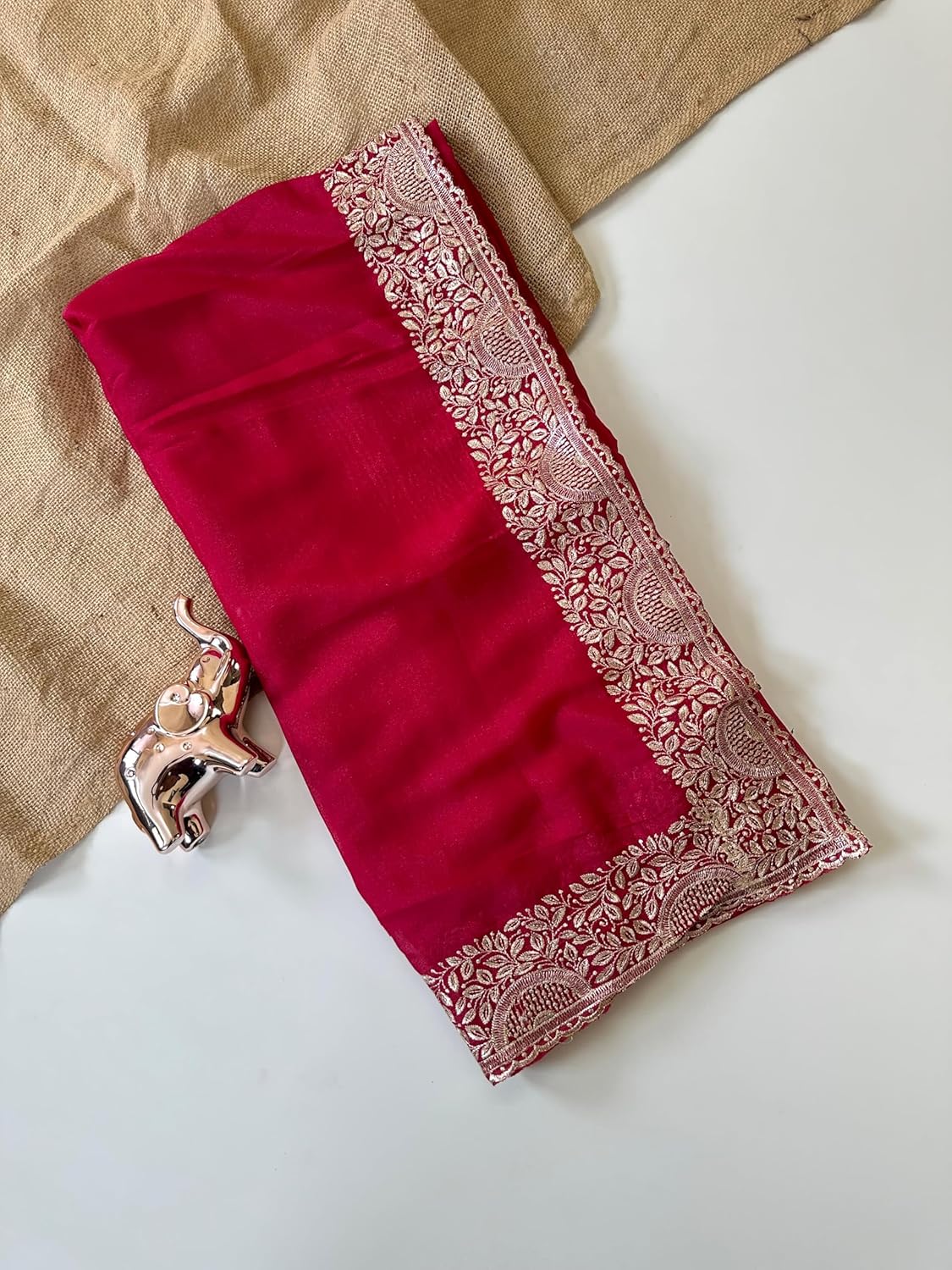 Vasthrlay Embroidery Saree in Classic with refined ethnic appeal
