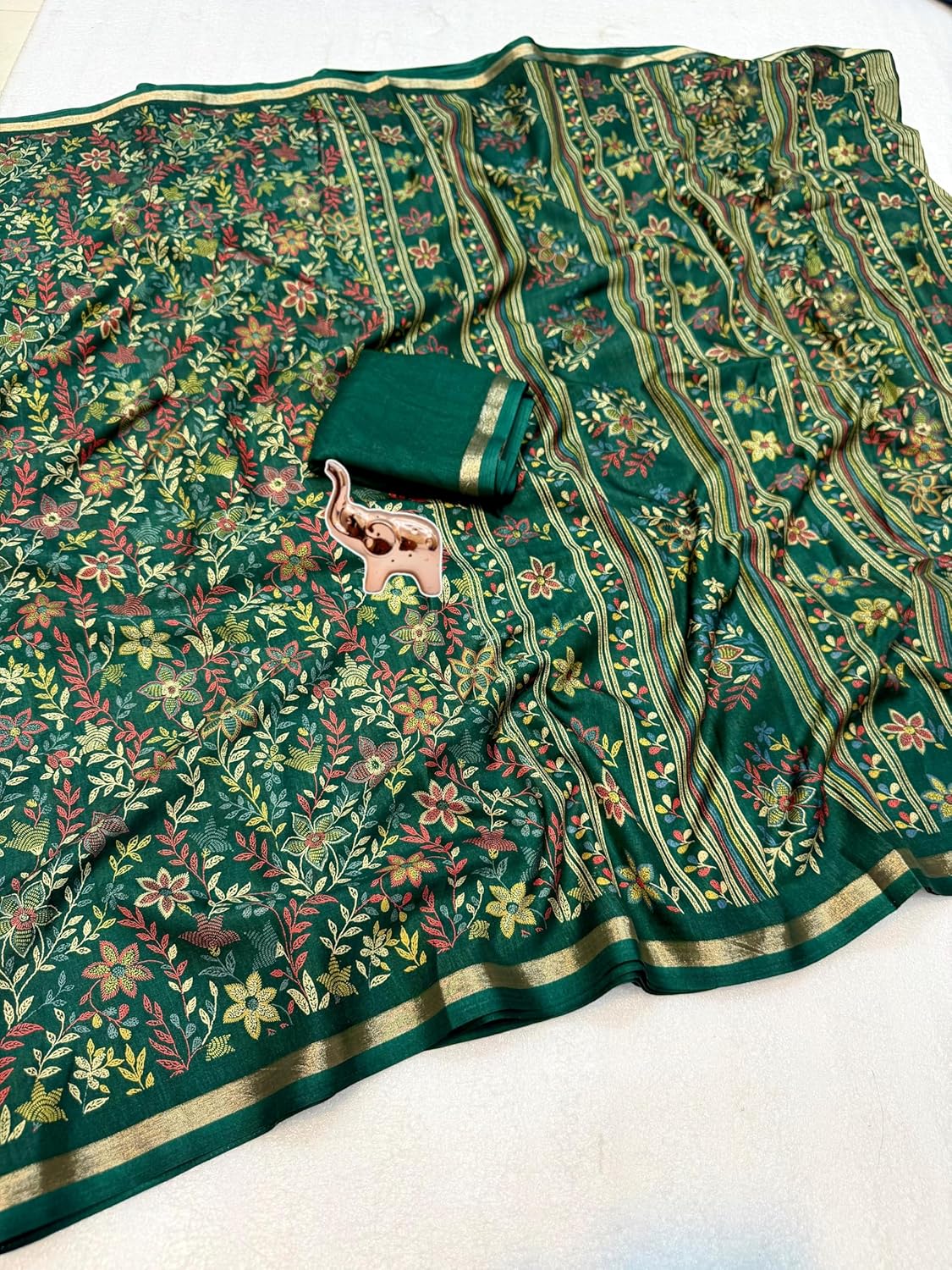 Vasthrlay Classic Kalamkari Saree with elegant Ethnic styling