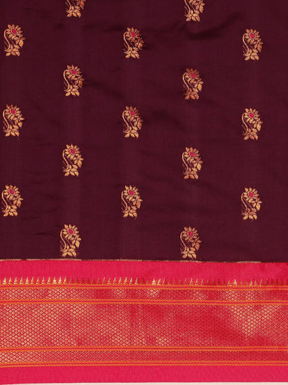 Vasthrlay Traditional Saree in Bottle with refined silk ethnic appeal