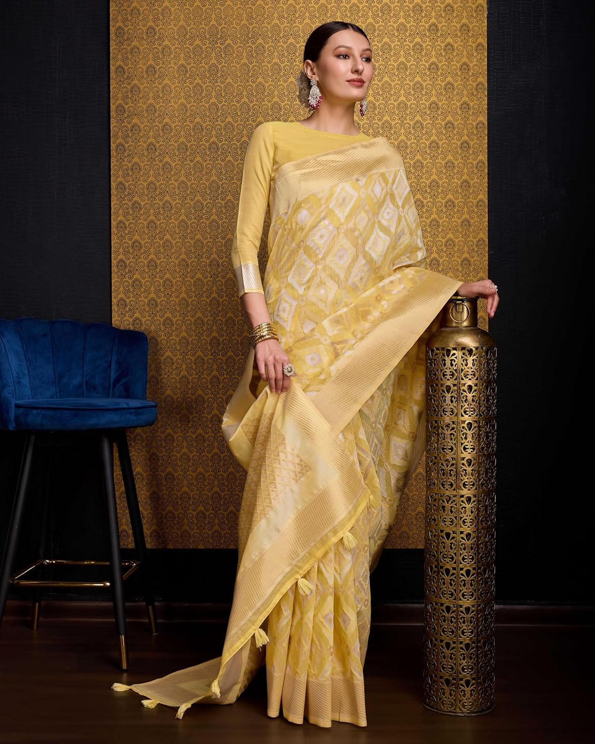 Vasthrlay Classic Traditional Saree for wedding and party wear styling