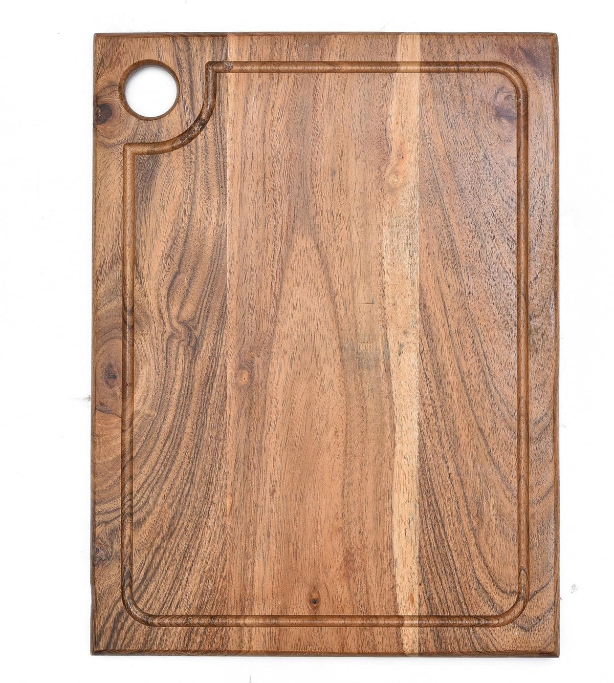 Sanjeev Kapoor Handmade Acacia Wood Serving Platter Rectangular