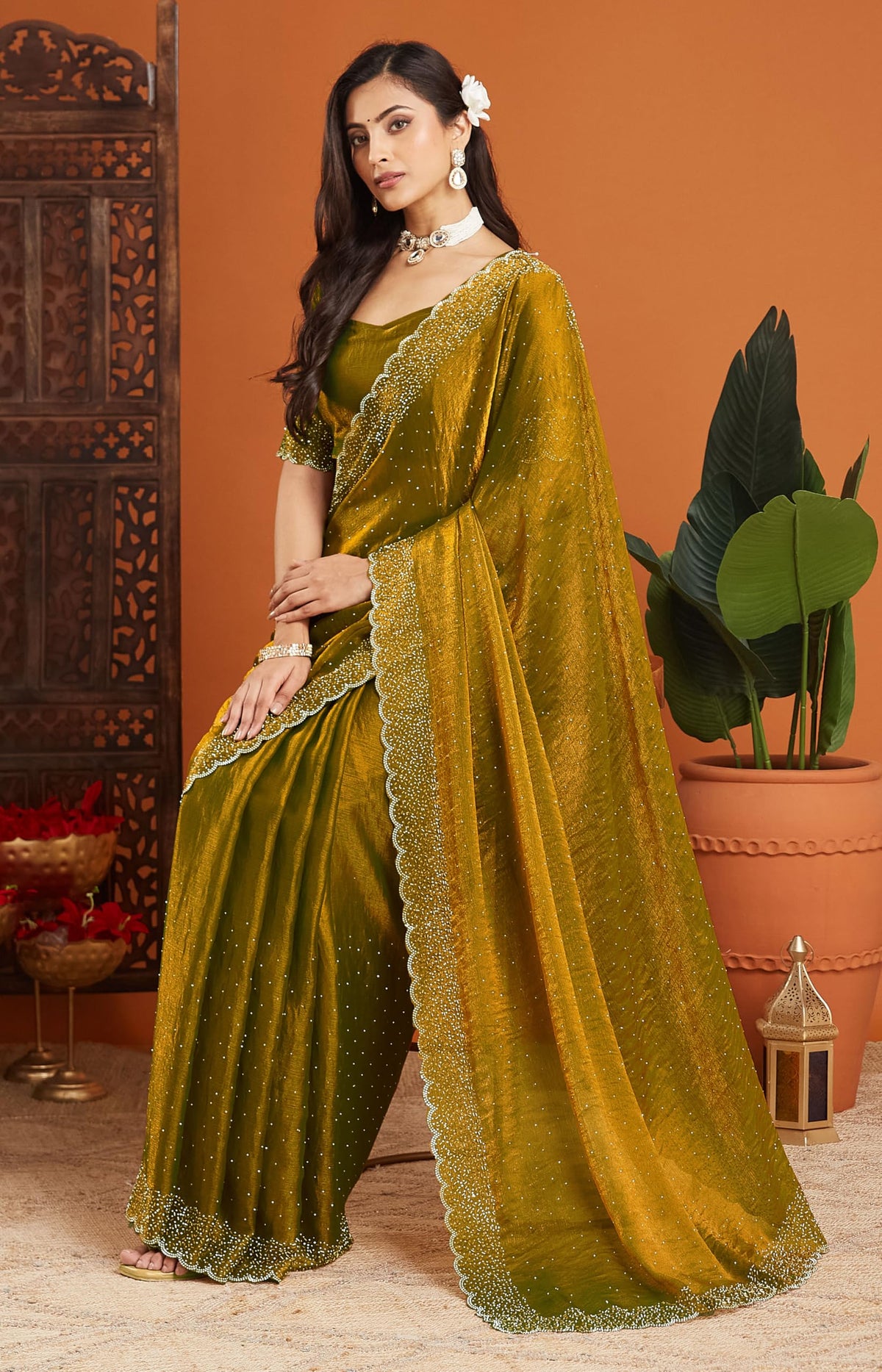 Vasthrlay Classic Traditional Saree for wedding and party wear styling