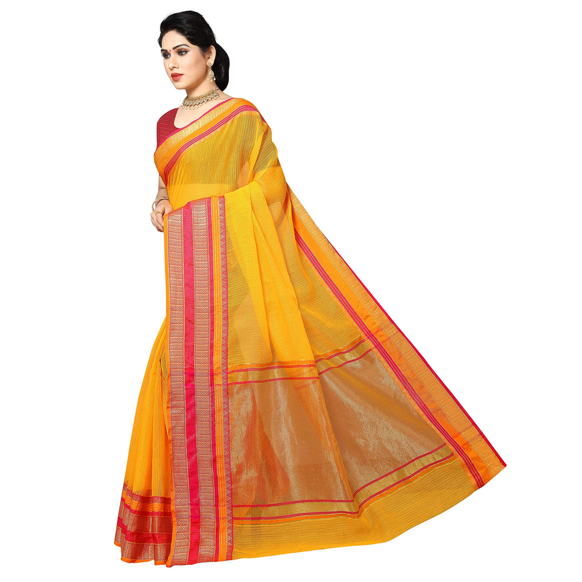 Vasthrlay Ethnic Classic Saree with decorative traditional design