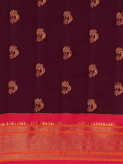 Vasthrlay Traditional Saree in Bottle with refined silk ethnic appeal