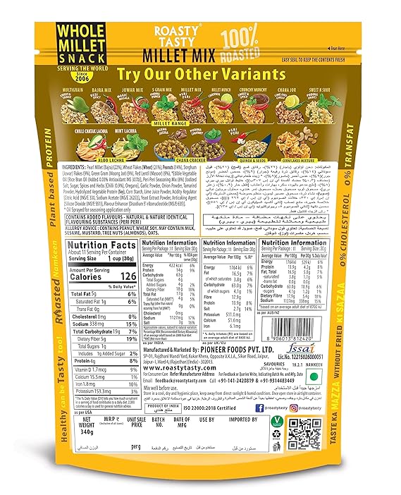Roasty Tasty Millet Mix Peri Peri 