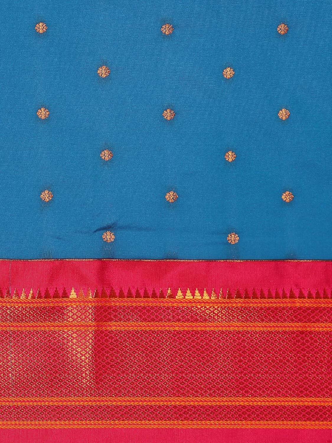 Vasthrlay Traditional Saree in Bottle with refined paithani ethnic appeal