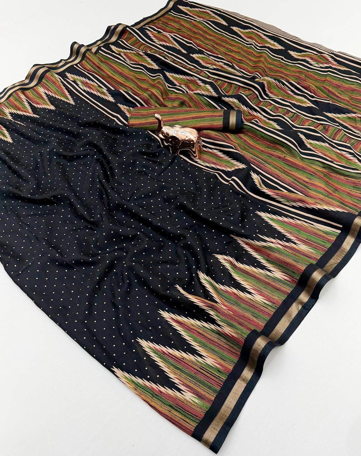 Vasthrlay Classic Traditional Saree with elegant Tussar styling