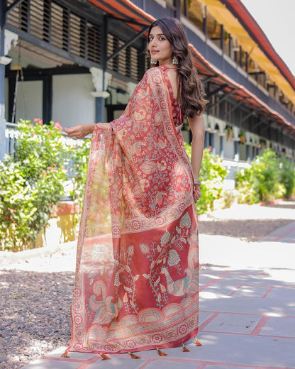 Vasthrlay Turquoise Traditional Saree for wedding and party wear styling