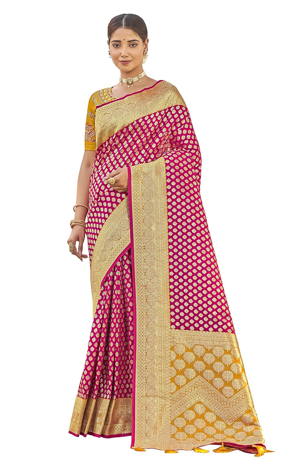 Vasthrlay Classic Banarasi Traditional Saree for festive ethnic occasions