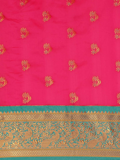 Vasthrlay Traditional Saree in Bottle with refined silk ethnic appeal