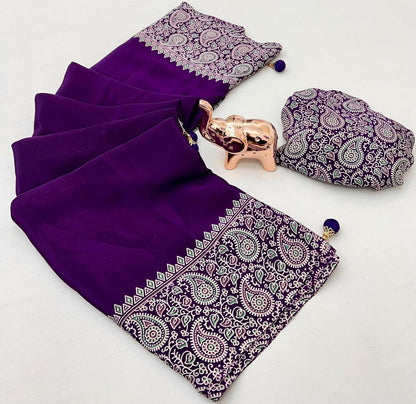 Vasthrlay Ethnic Classic Saree with decorative Designer design