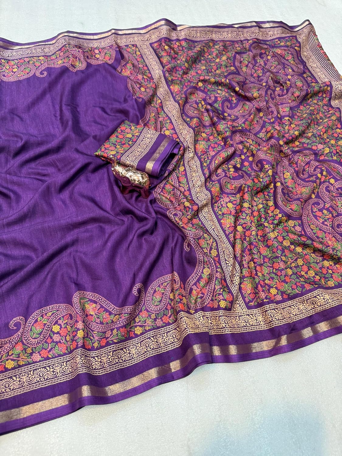 Vasthrlay Classic Kalamkari Saree with elegant Ethnic styling