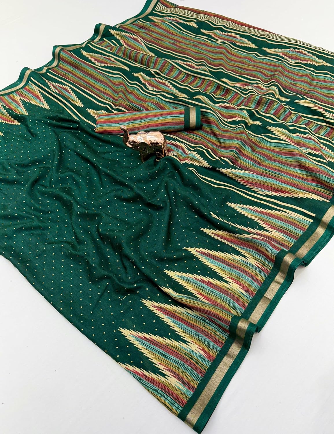 Vasthrlay Classic Traditional Saree with elegant Tussar styling