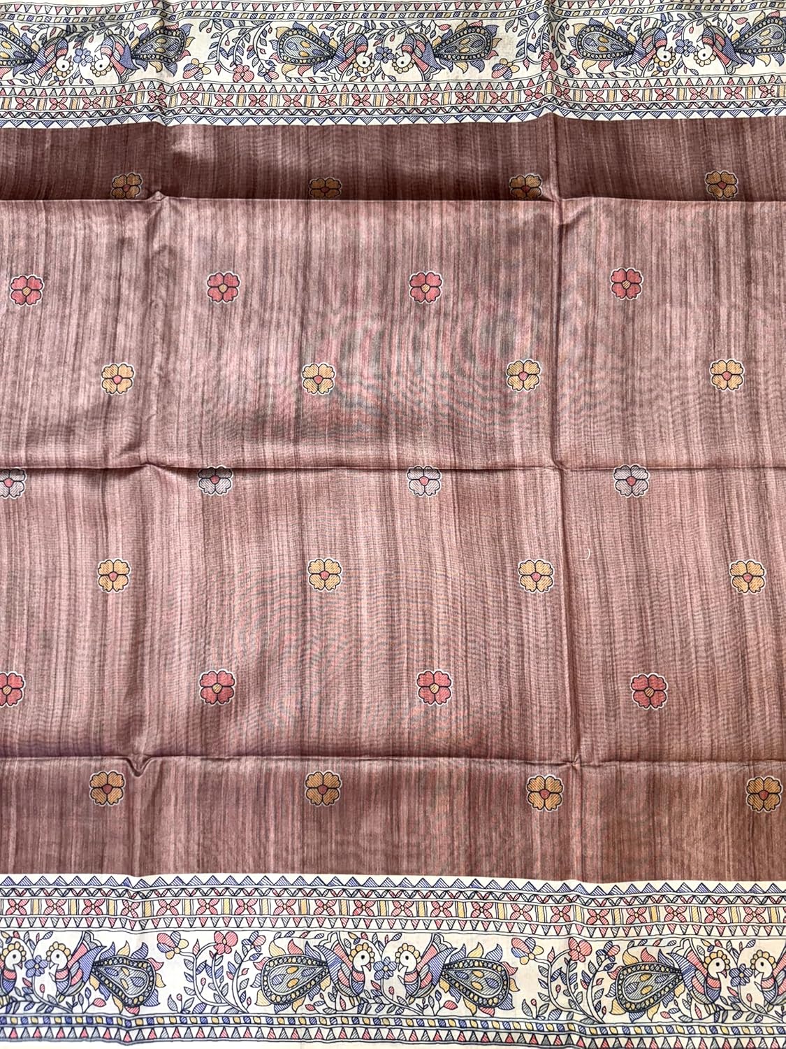 Vasthrlay Ethnic Classic Saree with decorative Madhubani design