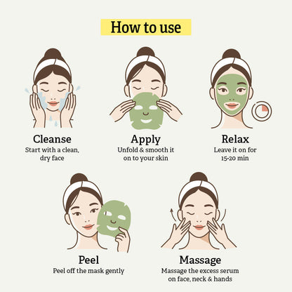 Nykaa Naturals Korean Sheet Mask (20g) - PUSHMYCART