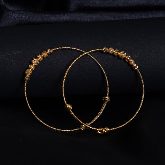 Pure Gold Braclet With Beads 7.03g