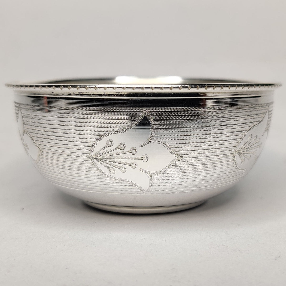 Pure Silver Fancy Bowl Medium 26g - PUSHMYCART