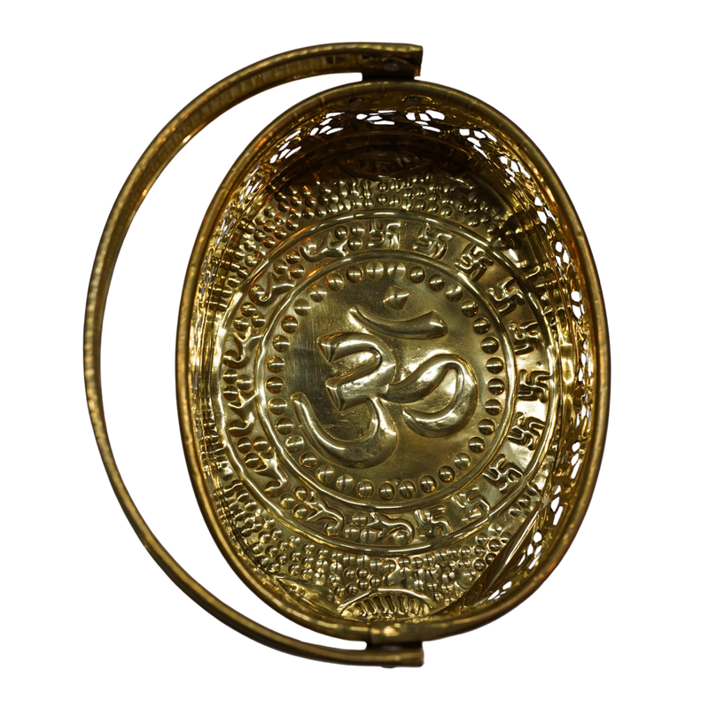 Brass Traditional Pooja Basket