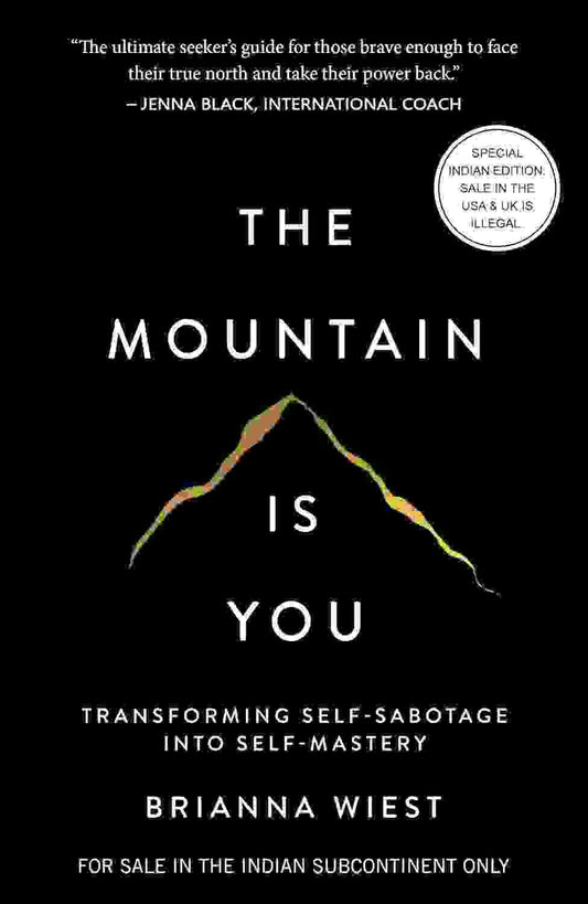 Oxfordbookstore The Mountain Is You book cover, featuring a minimalist design with abstract shapes.