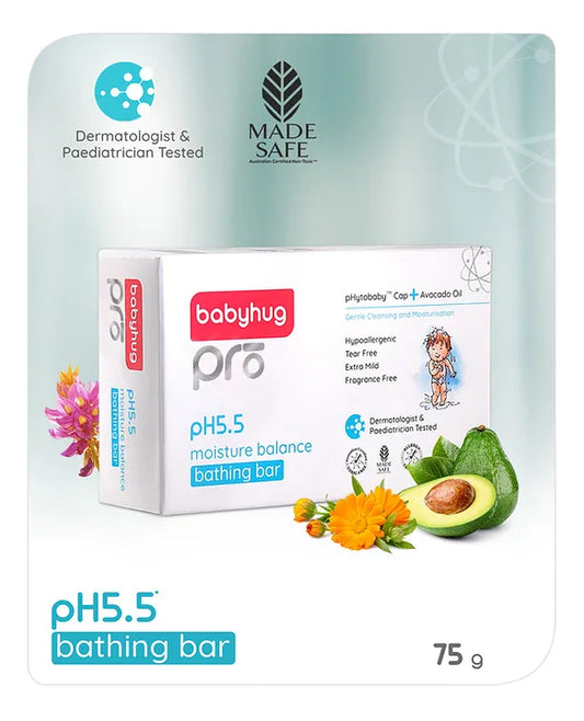 Babyhug Pro pH 5.5 Moisture Balance Bathing Bar - PUSHMYCART