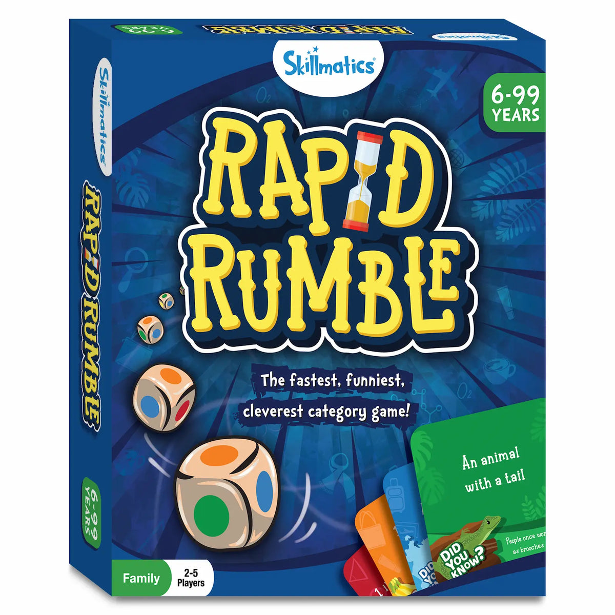 Skillmatics Rapid Rumble Board game Ages 6 and Up