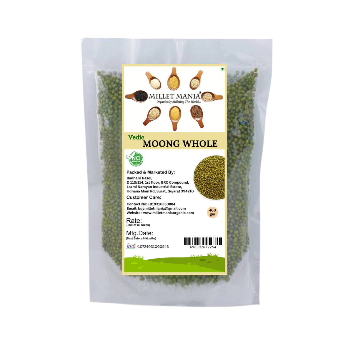 Millet Mania Moong Whole