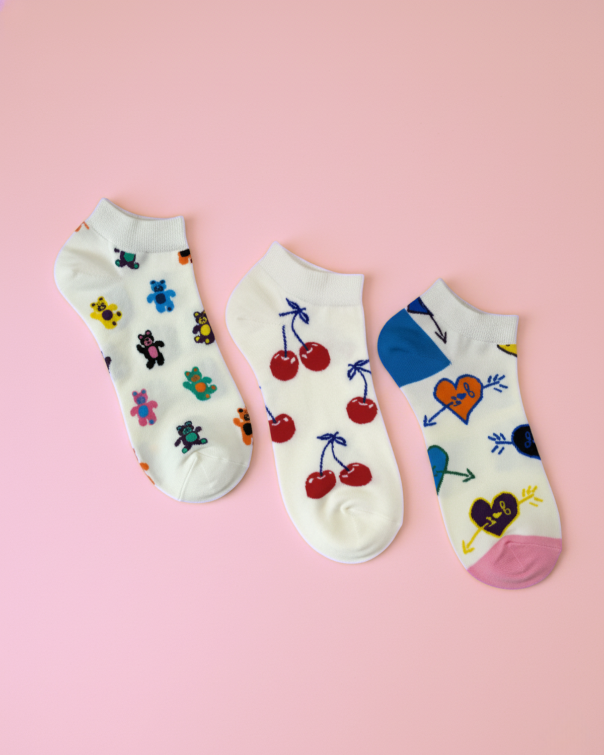 Ecoright Flipside ( Pack of 3 ) Ankle Socks