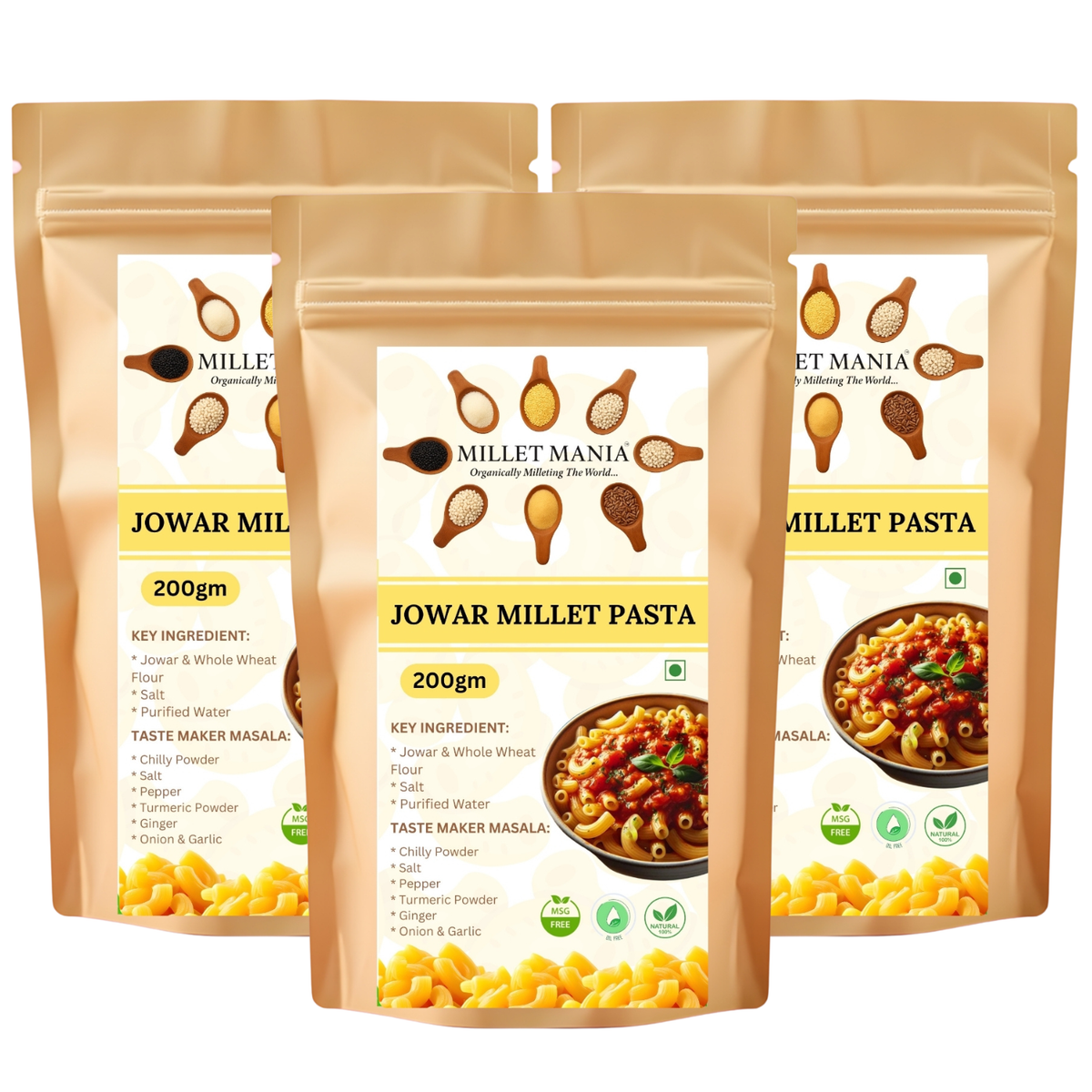 Millet Mania Jowar Millet Pasta