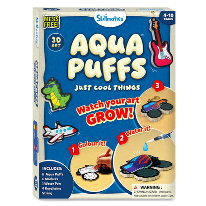 Skillmatics Aqua Puffs Just Cool Things 3D Art Kit