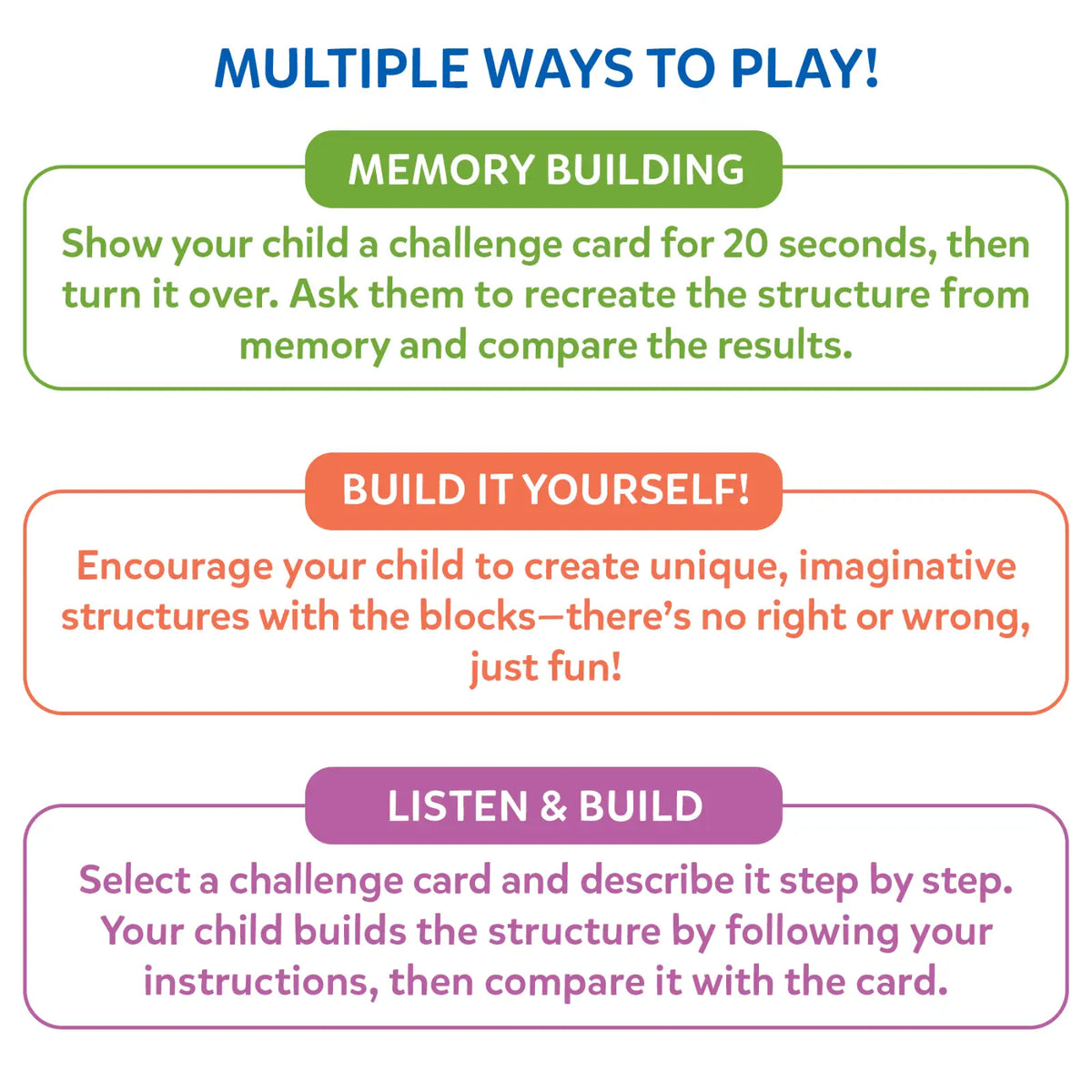 Skillmatics Brain Blocks 3D Early STEM Building Blocks for Kids