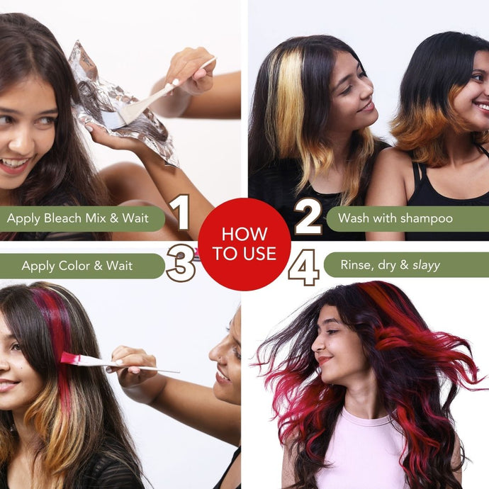 Paradyes Rubra Red + Lighten Up! Bleach Pack